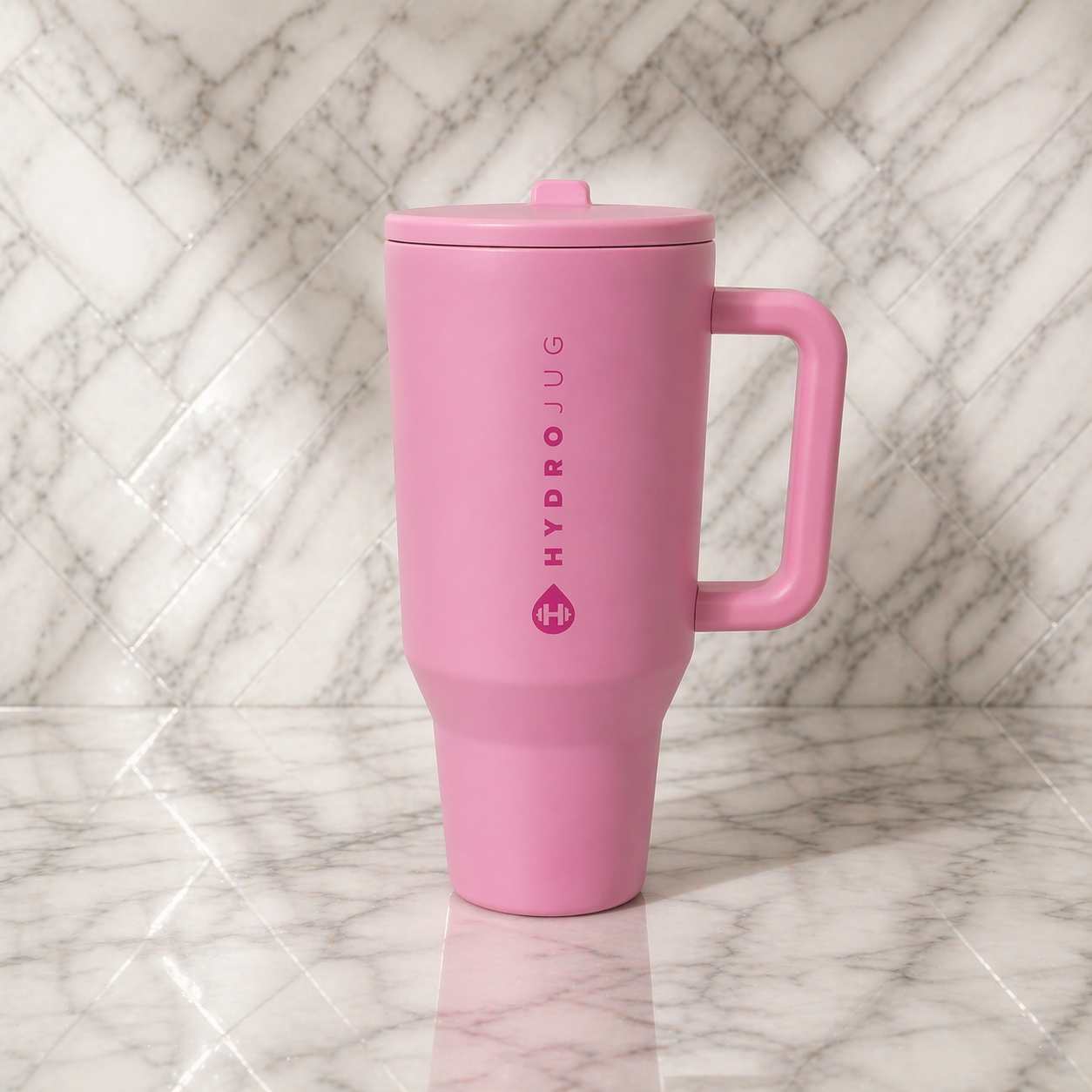 HydroJug 40oz Pink Bubblegum Tumbler