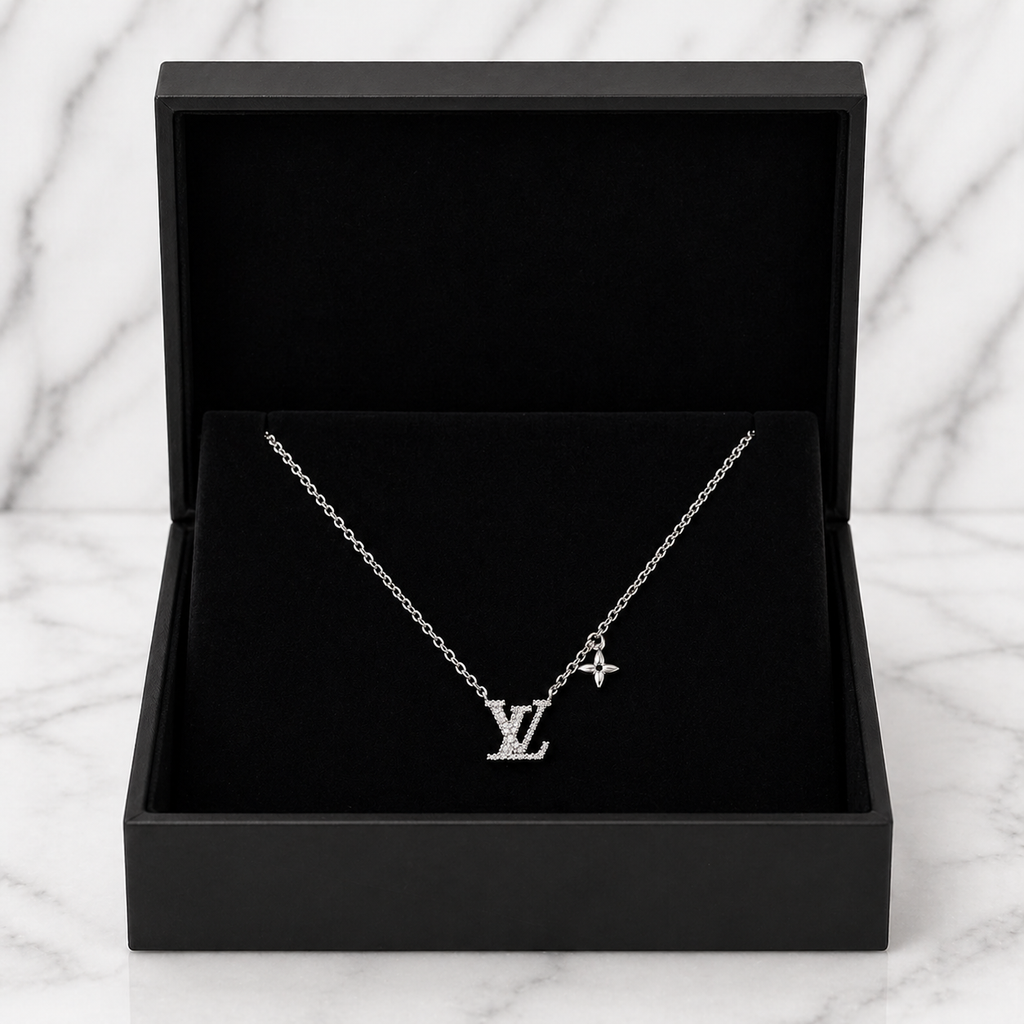 LOUIS VUITTON Silver Necklace