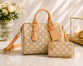 Champagne Gold Monogram Handbag Set