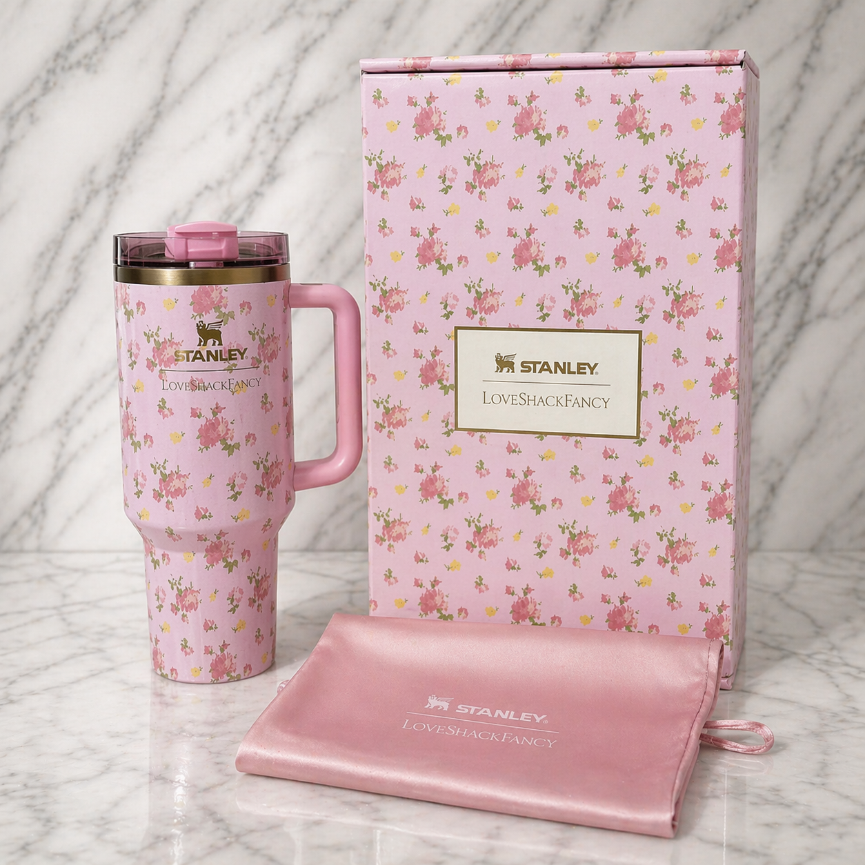 Ibiza Sunset Tumbler - Stanley x LoveShackFancy 40oz Quencher H2.0