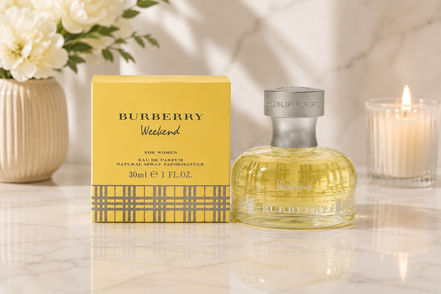 Burberry Weekend For Women 1 Oz Eau de Parfum bottle and box