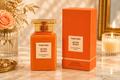 Tom Ford Bitter Peach Eau De Parfum 100ml orange bottle and box