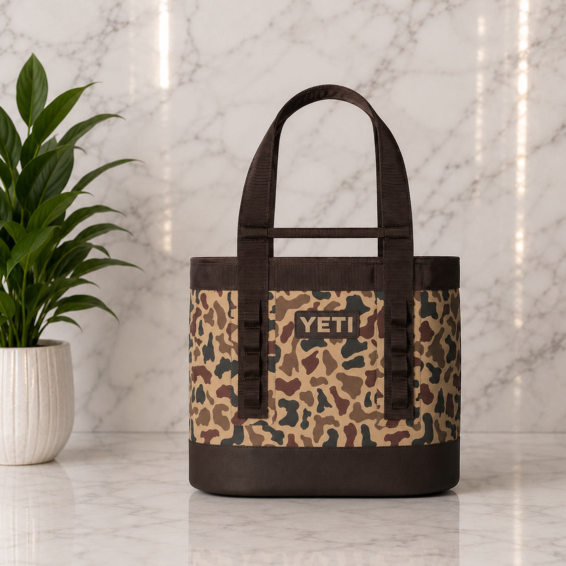 YETI Camino Carryall Tote Bag in Brown Camo