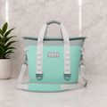 YETI Hopper M30 Soft Cooler Tote Bag in Seafoam Mint