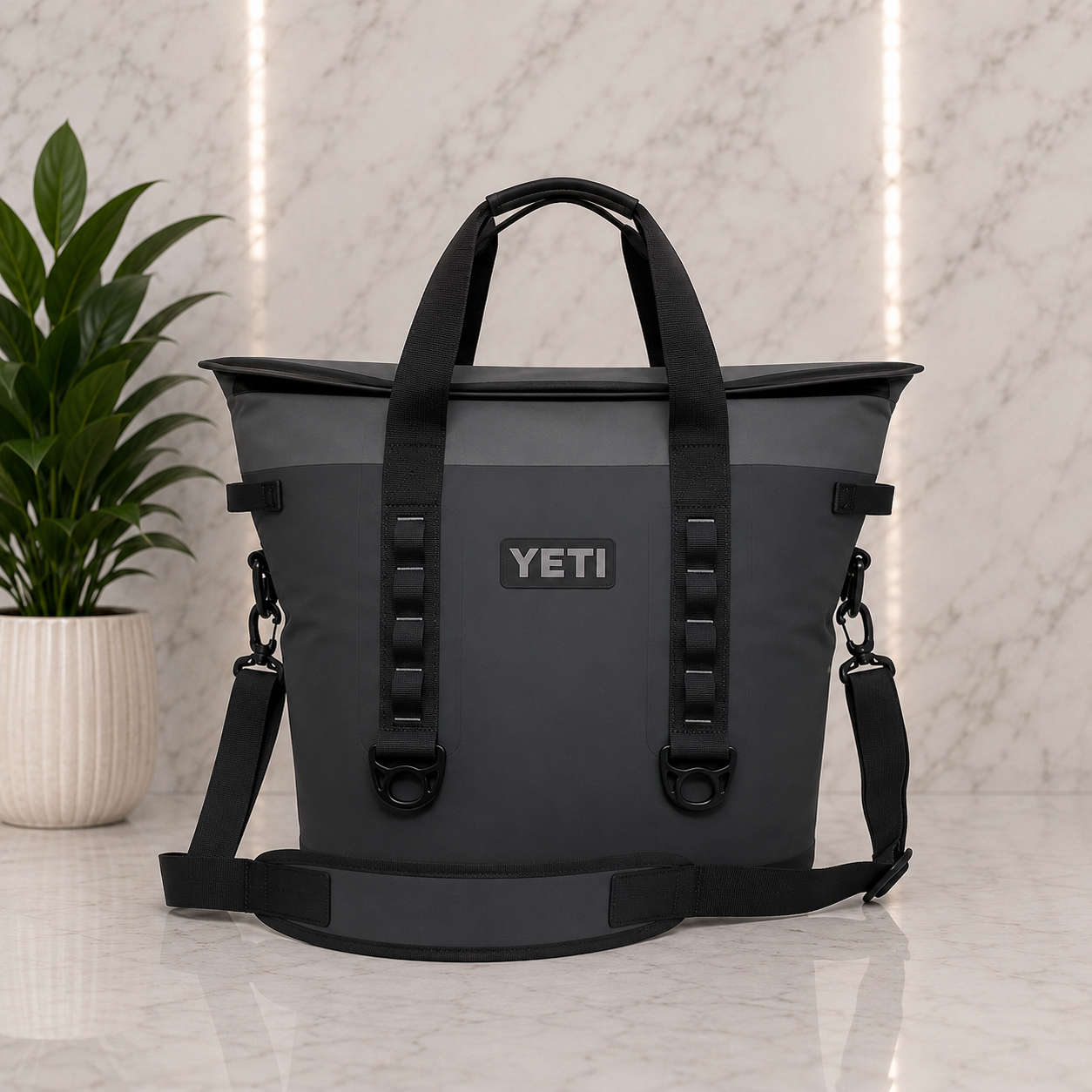 YETI Hopper M30 Soft Cooler Tote Bag in Charcoal