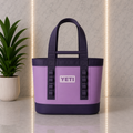 YETI Camino Carryall Tote Bag in Lavender and Navy