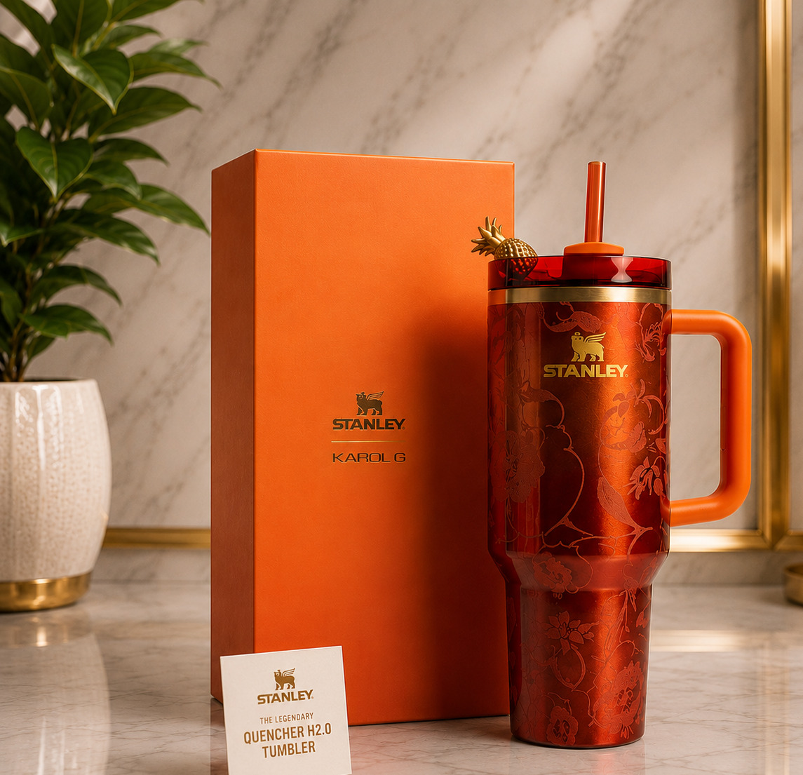 Stanley x Karol G Quencher H2.0 Tumbler 40oz