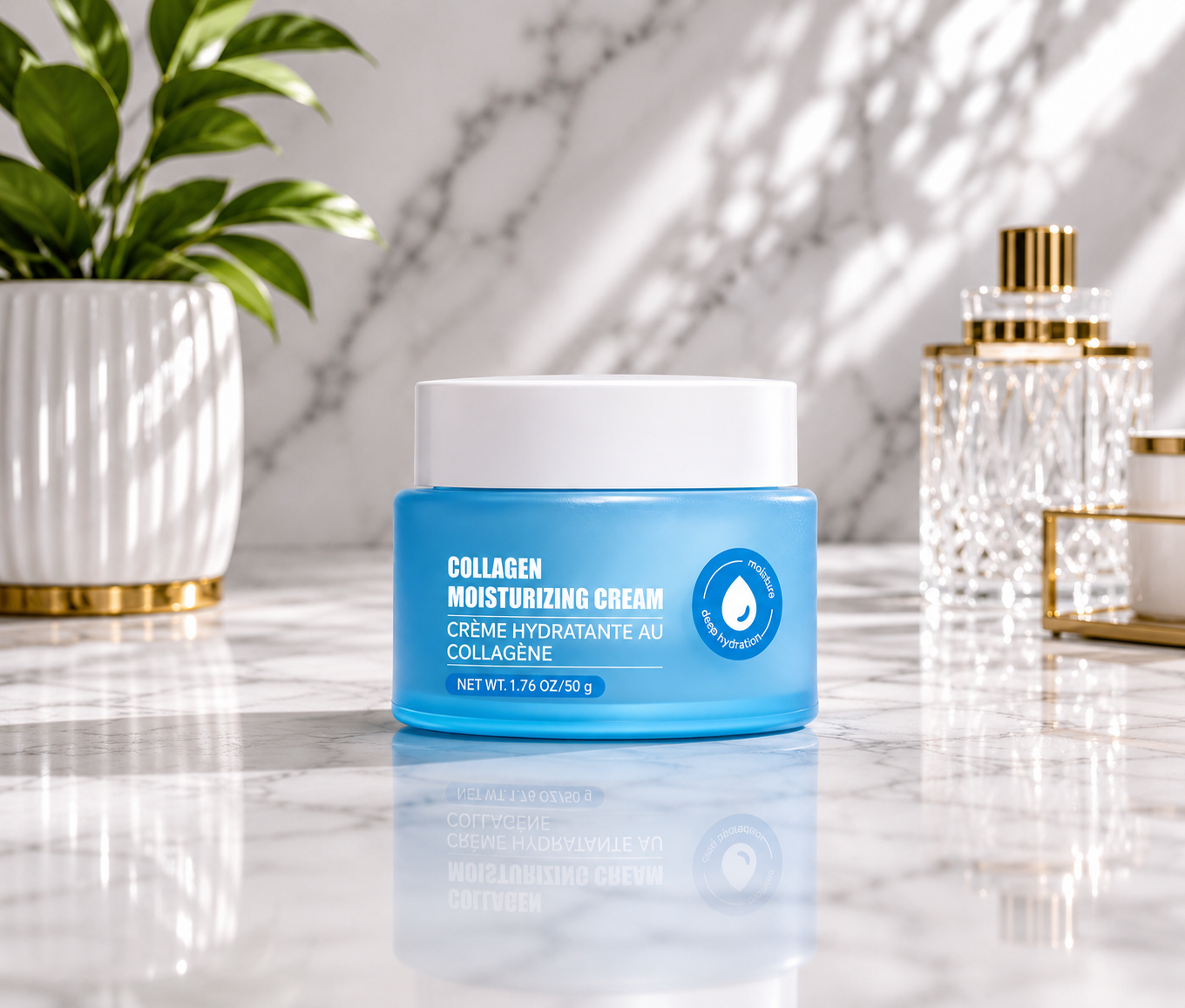Collagen Moisturizing Cream — Brightening & Firming K-Beauty