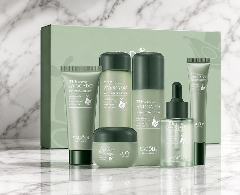 Sadoer Organic Avocado Skin Care Set 6pc