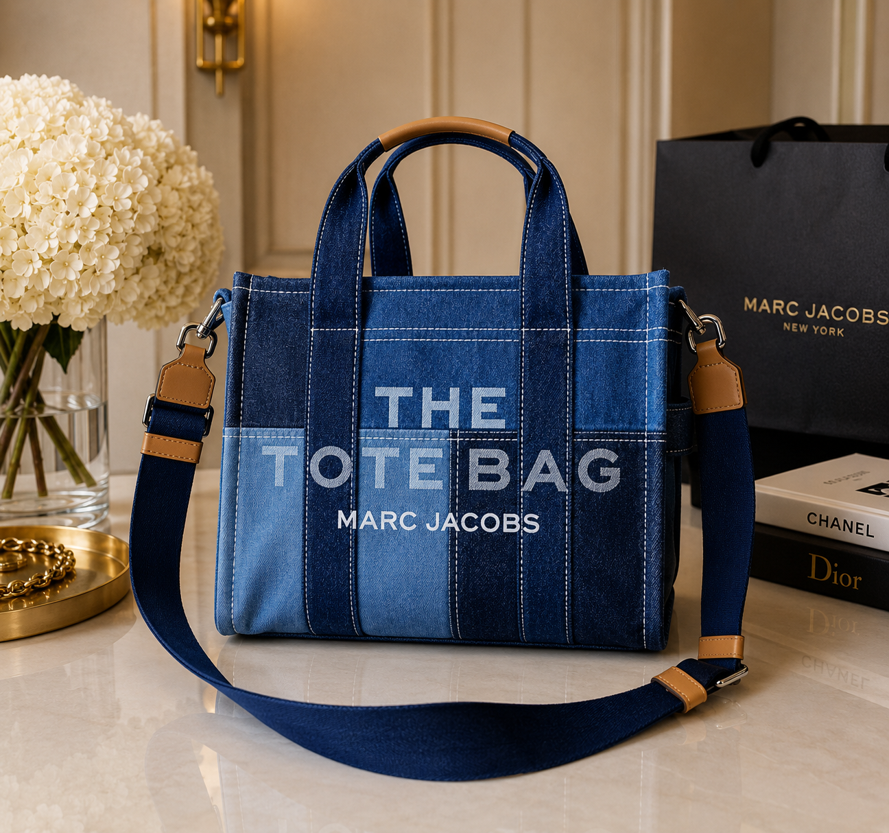Marc Jacobs Denim Tote Bag