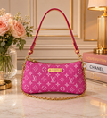 Louis Vuitton Pink Monogram Denim Mini Bag