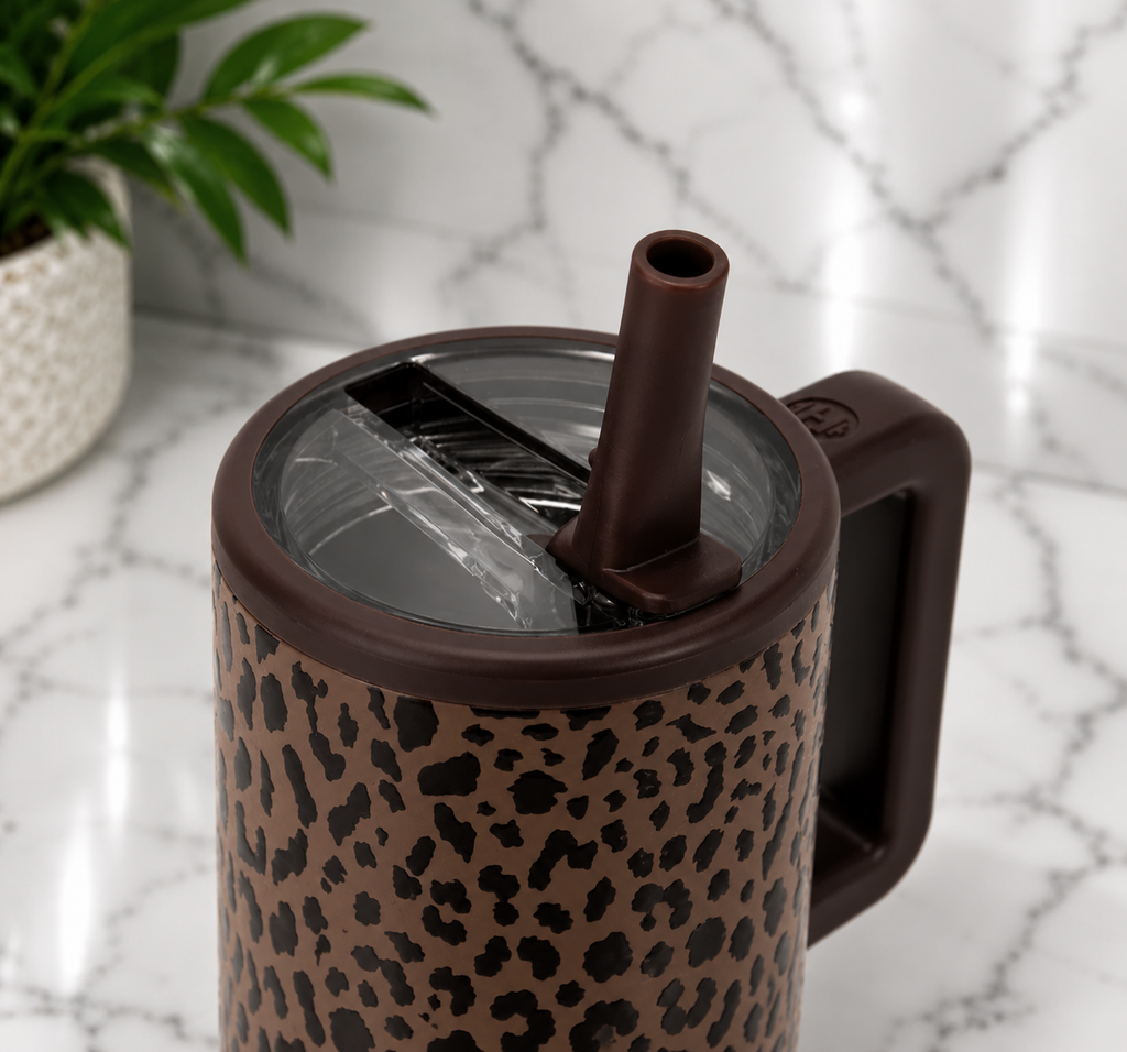 HydroJug 20oz Tumbler Leopard Print