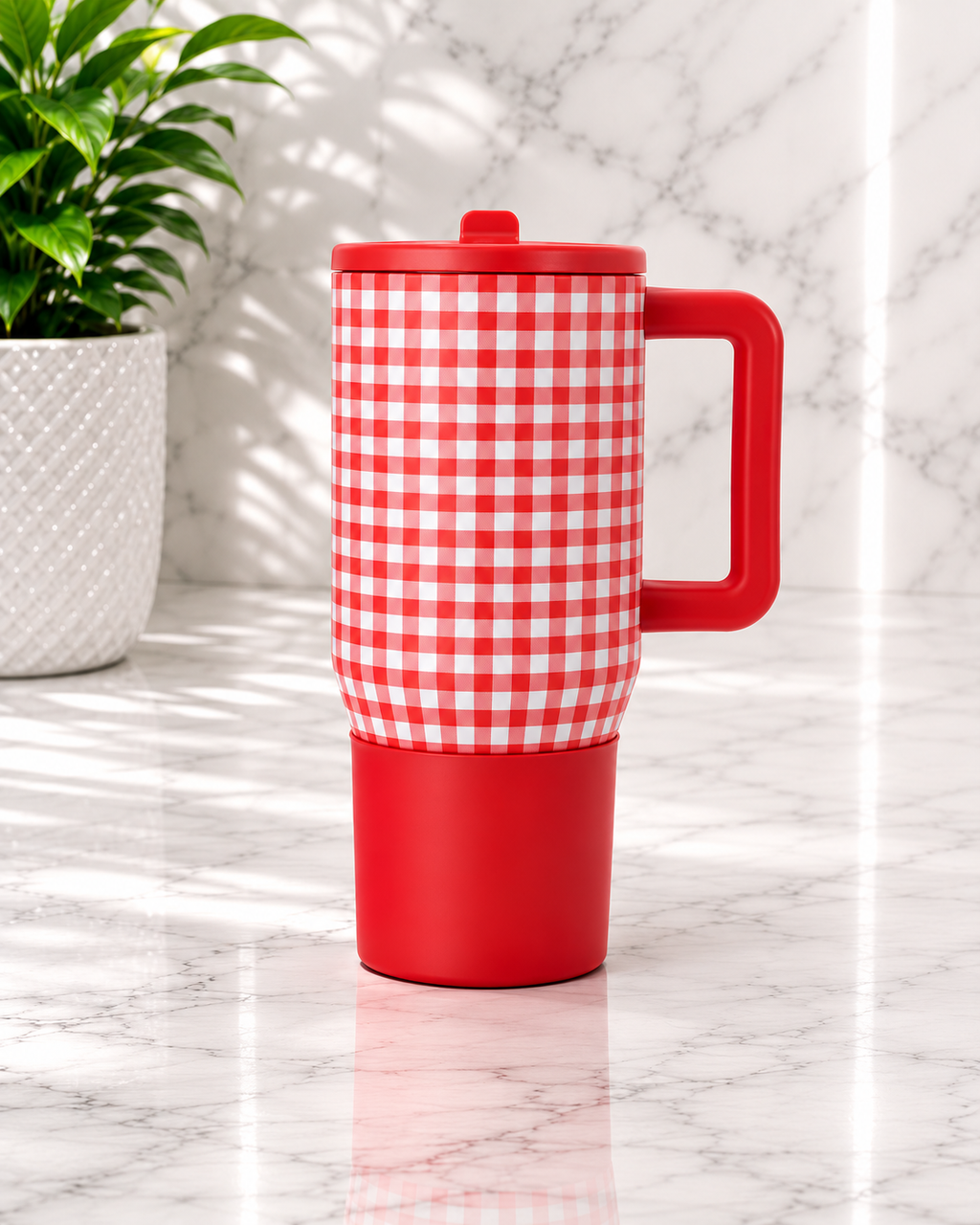 HydroJug 20oz Tumbler Red Gingham