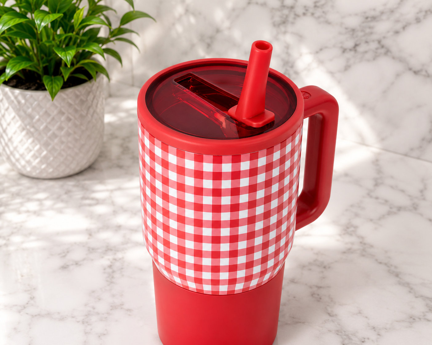 HydroJug 20oz Tumbler Red Gingham