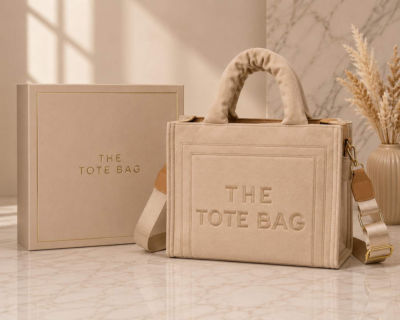 The Tote Bag – Sand Beige
