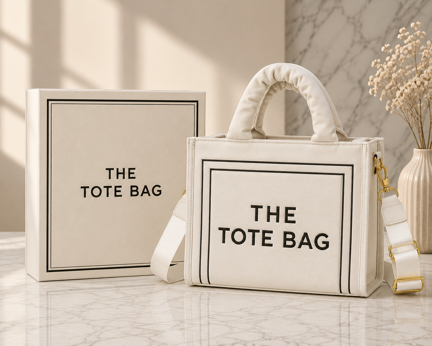 The Tote Bag – Cream White