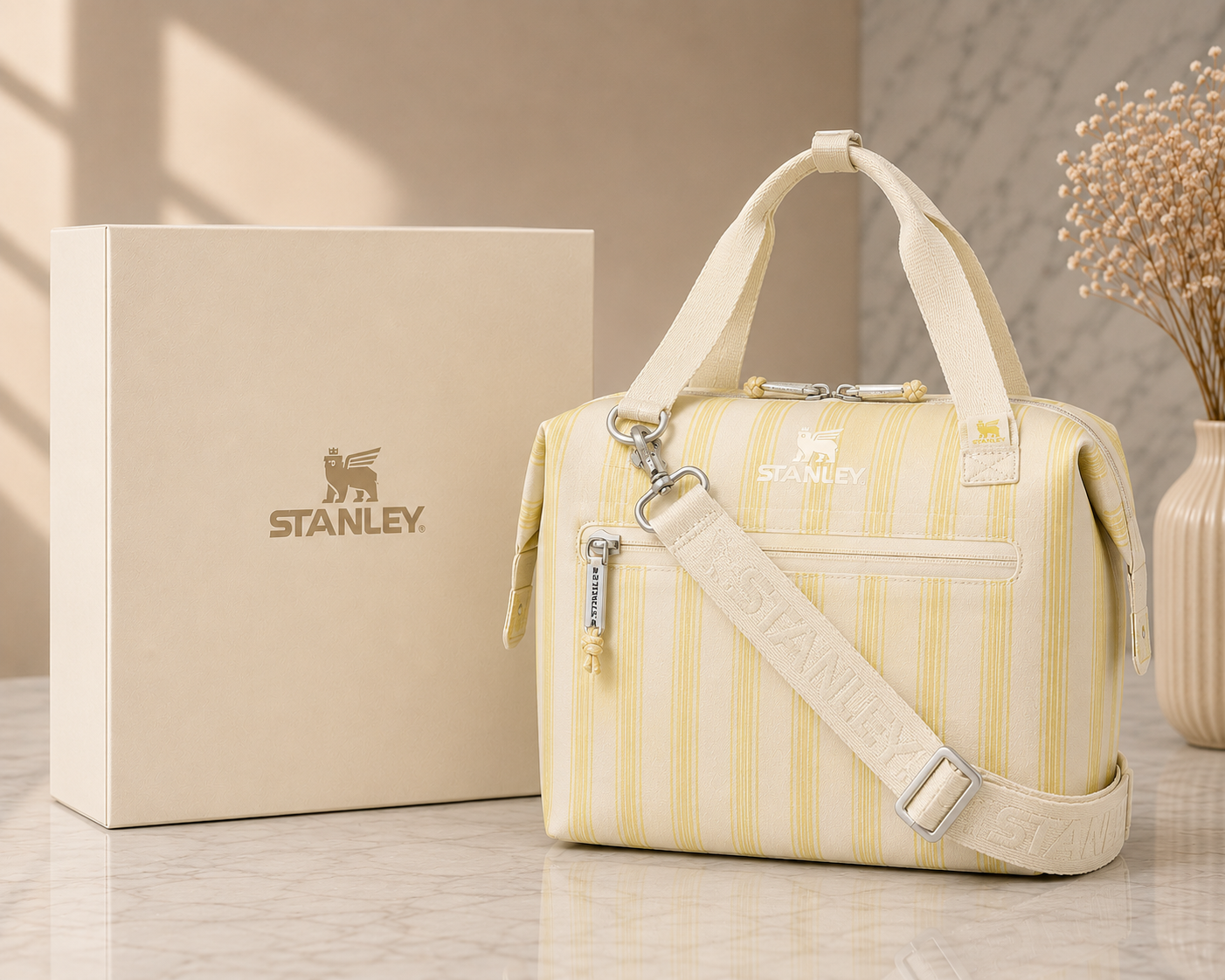 Stanley The Outdoor Cooler Bag – Lemon Stripe