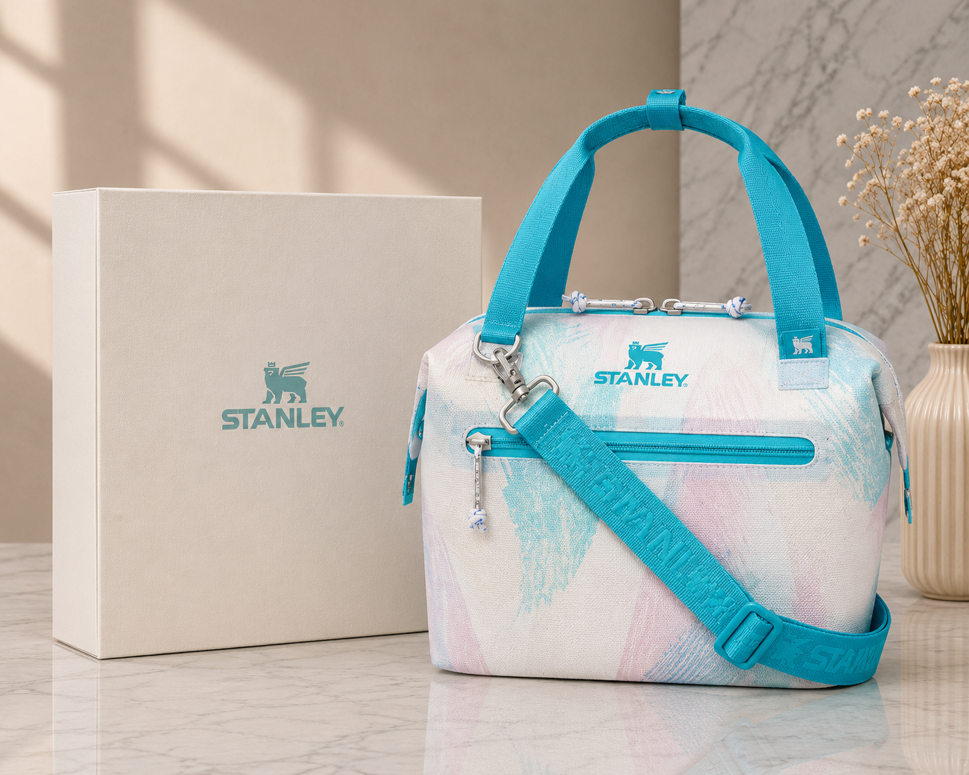 STANLEY The All-Day Julienne Mini Cooler 7.4 qt / 7.0 L Sea Glass Plume