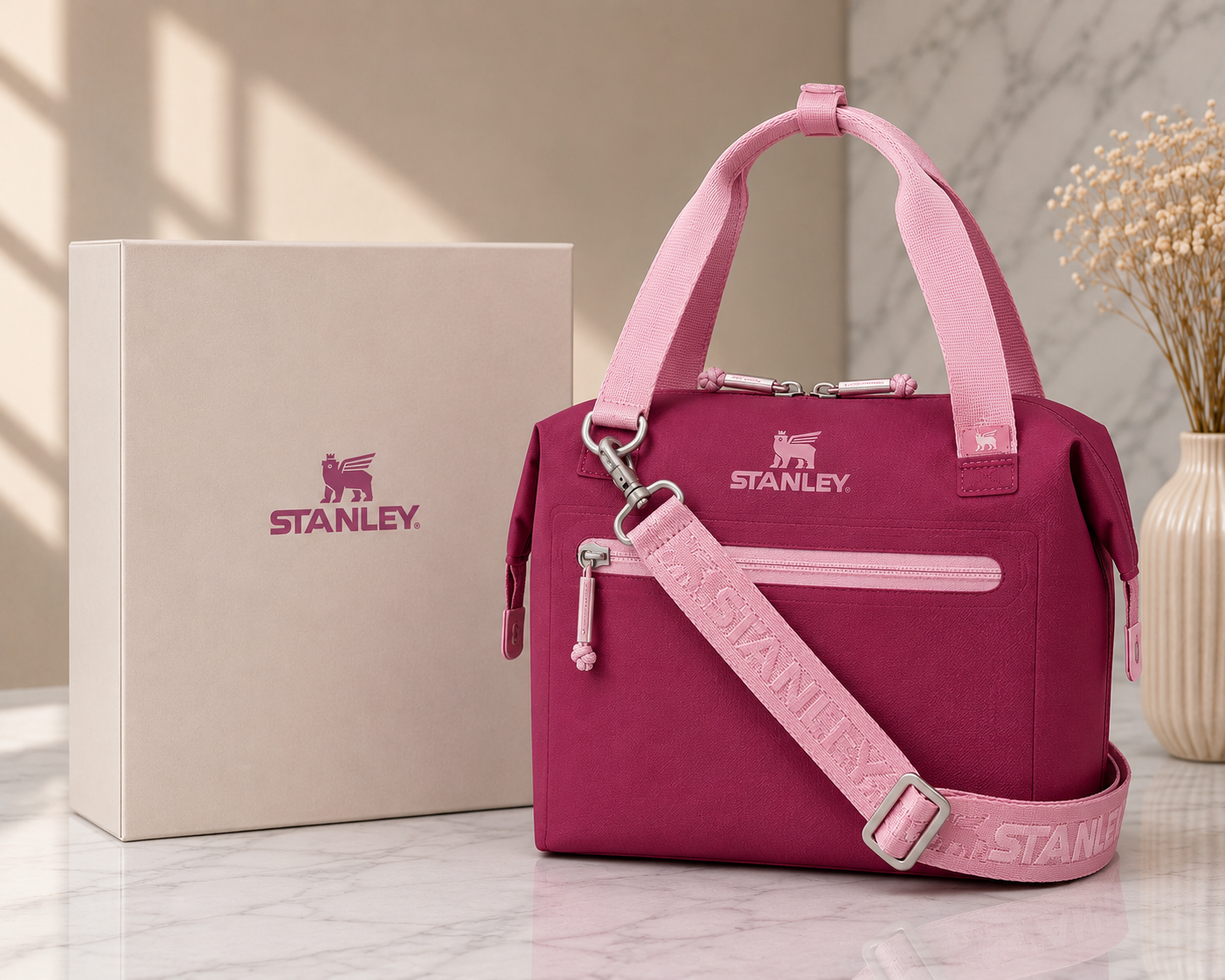 Stanley All Day Julienne Mini Pink Soft Cooler / Lunch Bag