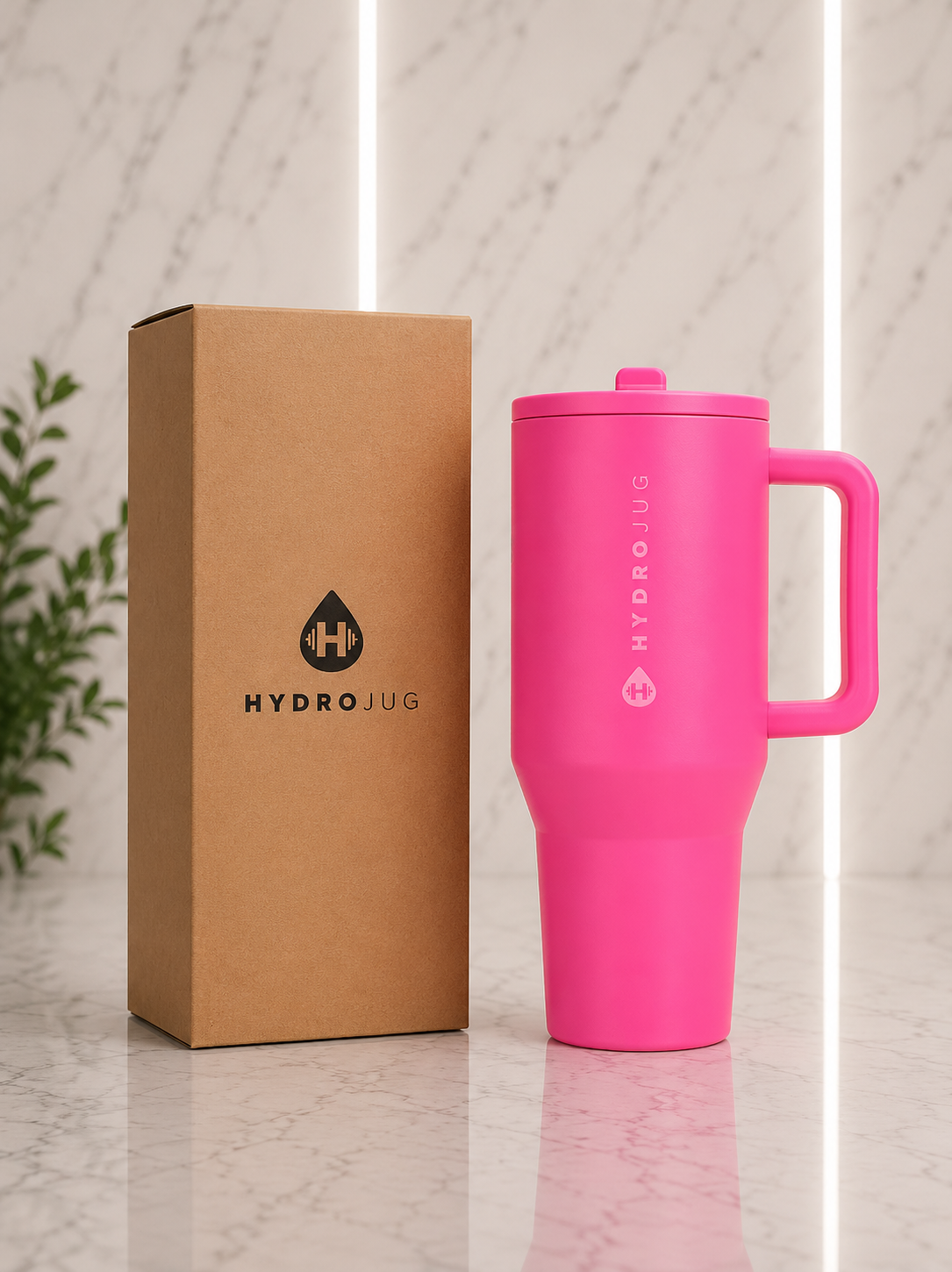 HydroJug Tumbler – Hot Pink