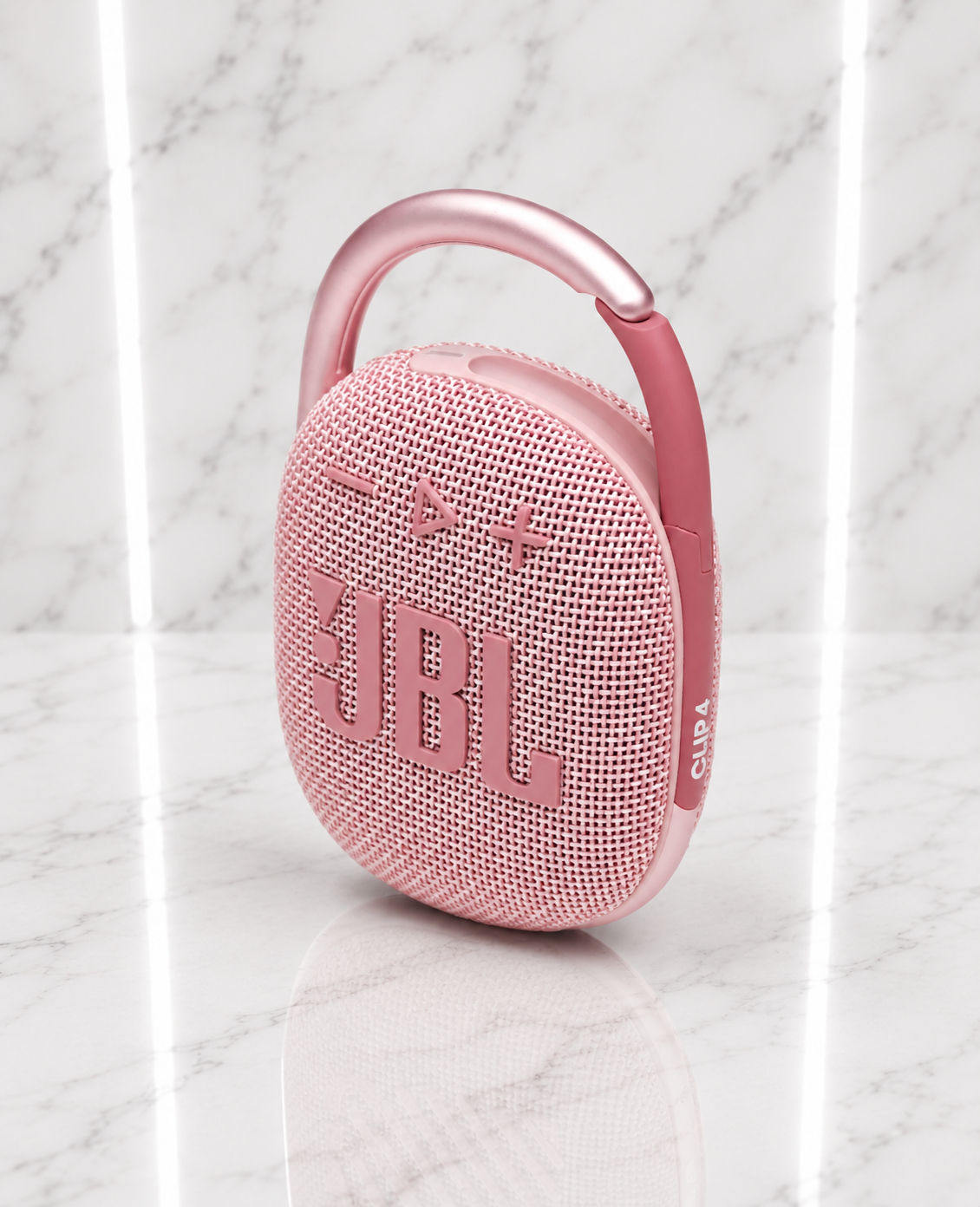 JBL Clip 4 Portable Bluetooth Speaker - Pink
