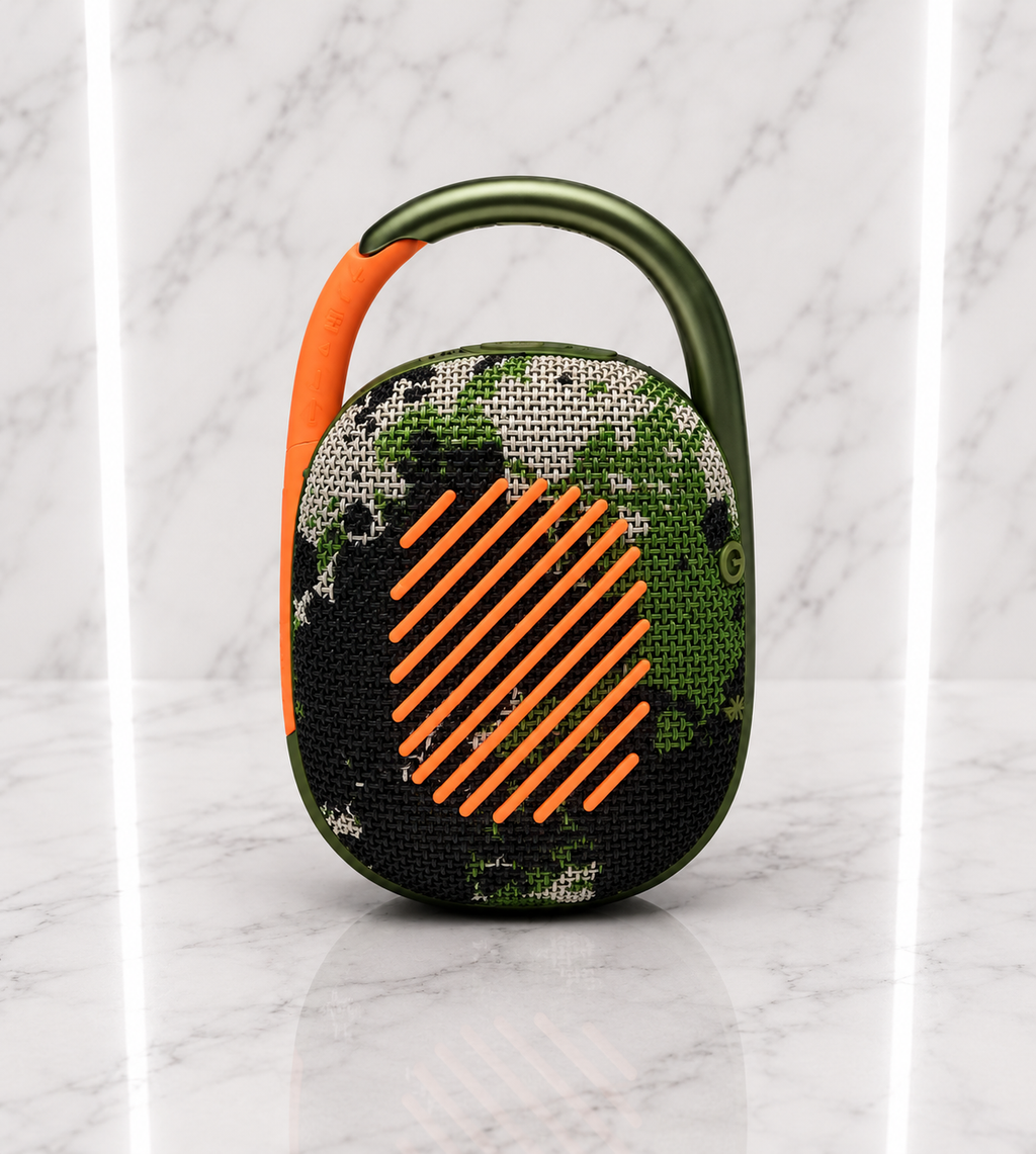 JBL Clip 4 Portable Bluetooth Speaker - Camo