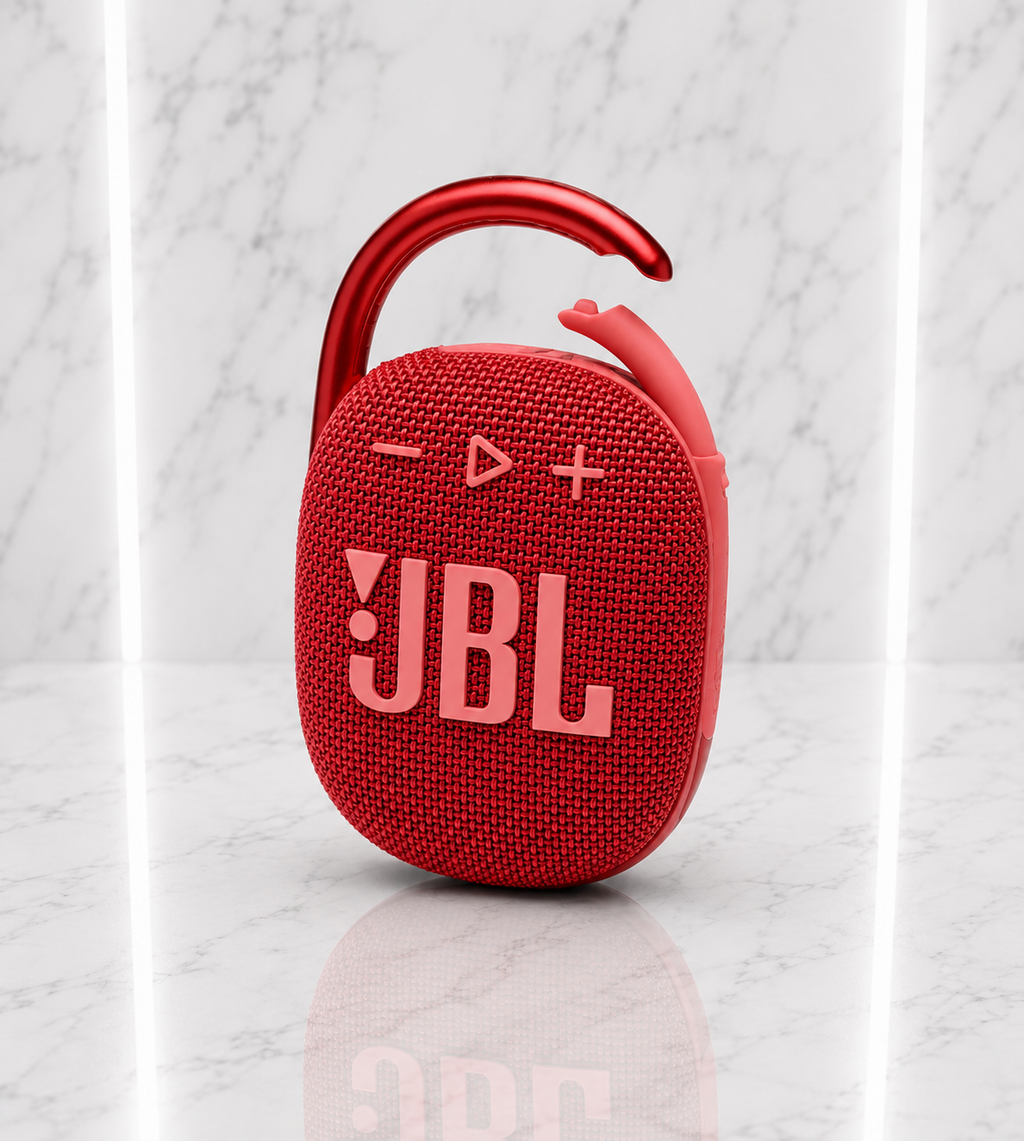 JBL Clip 4 Portable Bluetooth Speaker - Red