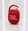 JBL Clip 4 Portable Bluetooth Speaker - Red
