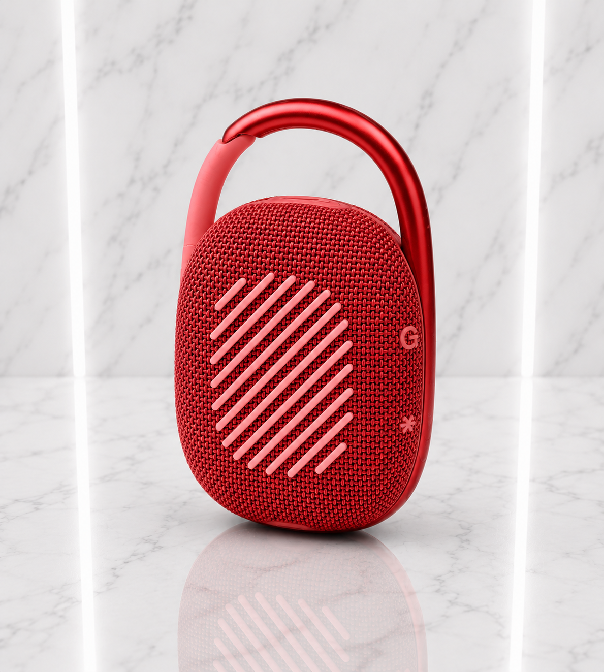 JBL Clip 4 Portable Bluetooth Speaker - Red