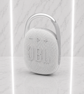 JBL Clip 4 Portable Bluetooth Speaker - White