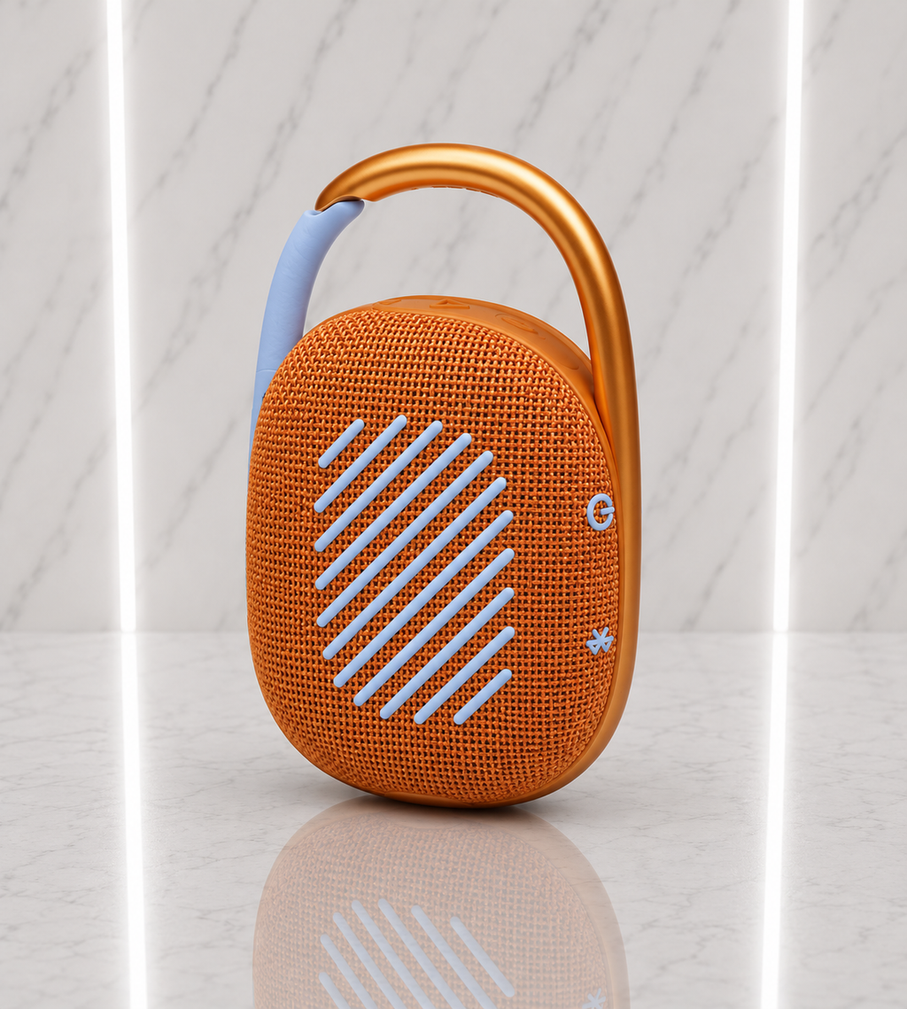 JBL Clip 4 Portable Bluetooth Speaker - Orange