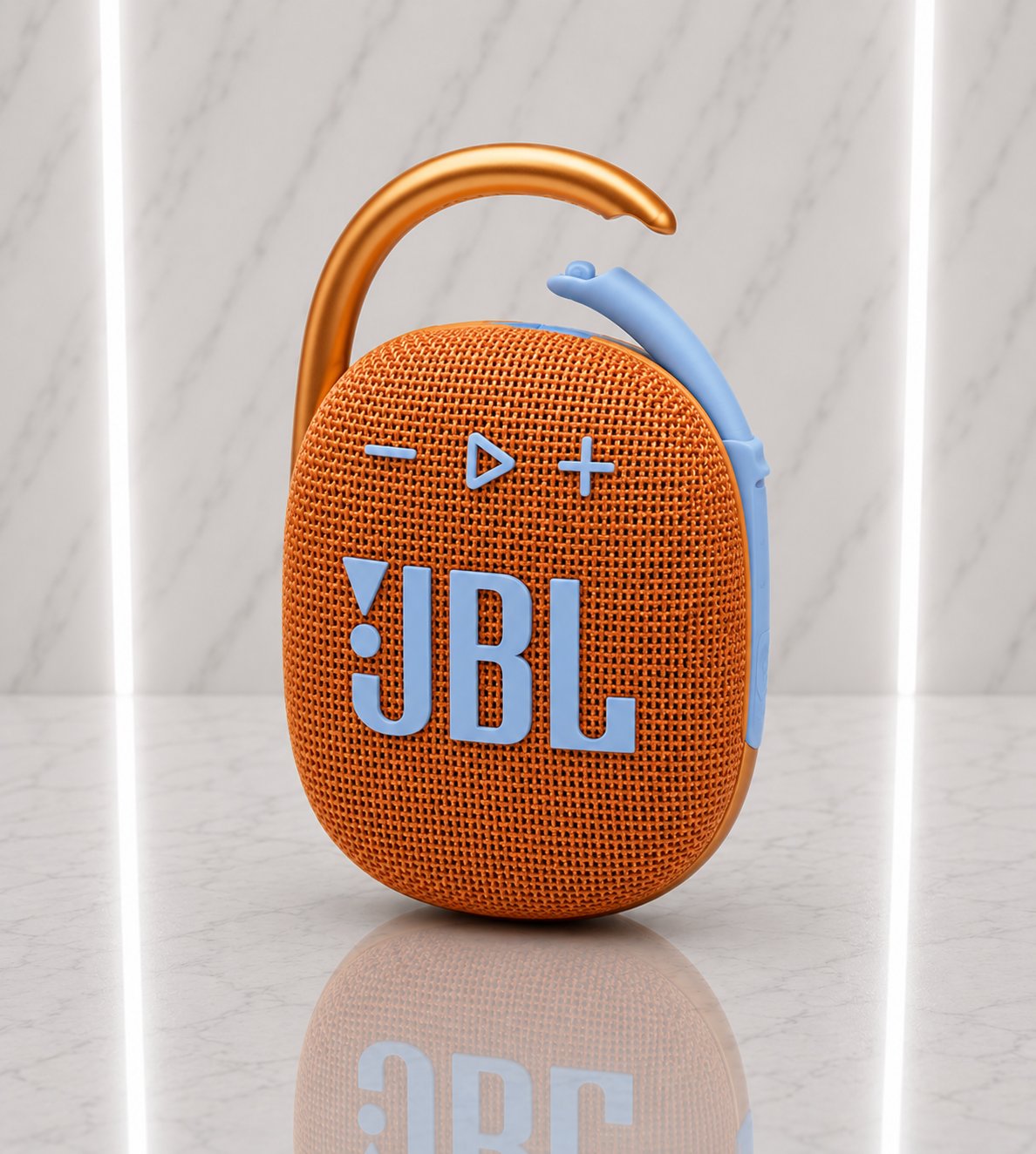 JBL Clip 4 Portable Bluetooth Speaker - Orange