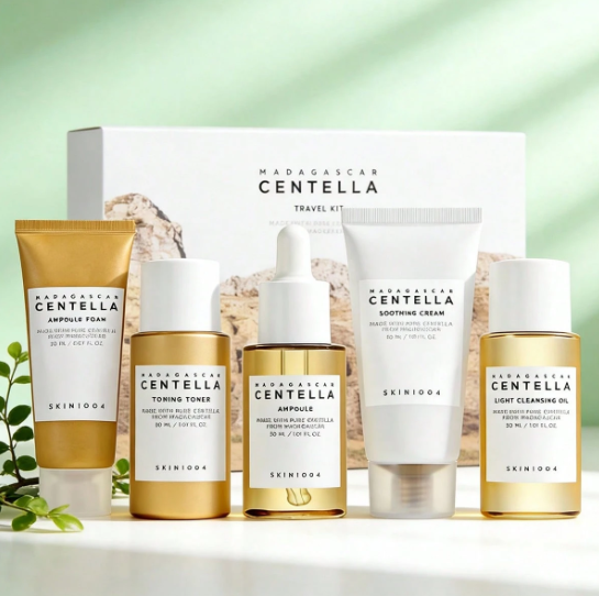 Madagascar Centella Travel Kit - Moisturizing Gentle Skincare Kit 5pc