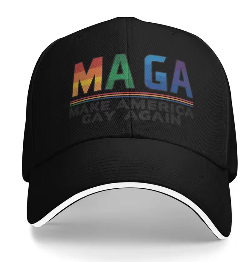 Funny Pride Hat Rainbow Embroidered Cap Adjustable LGBT Humor Gift