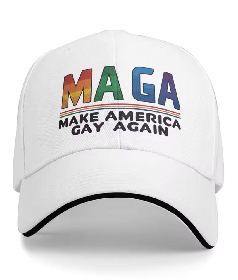 Funny Pride Hat Rainbow Embroidered Cap Adjustable LGBT Humor Gift