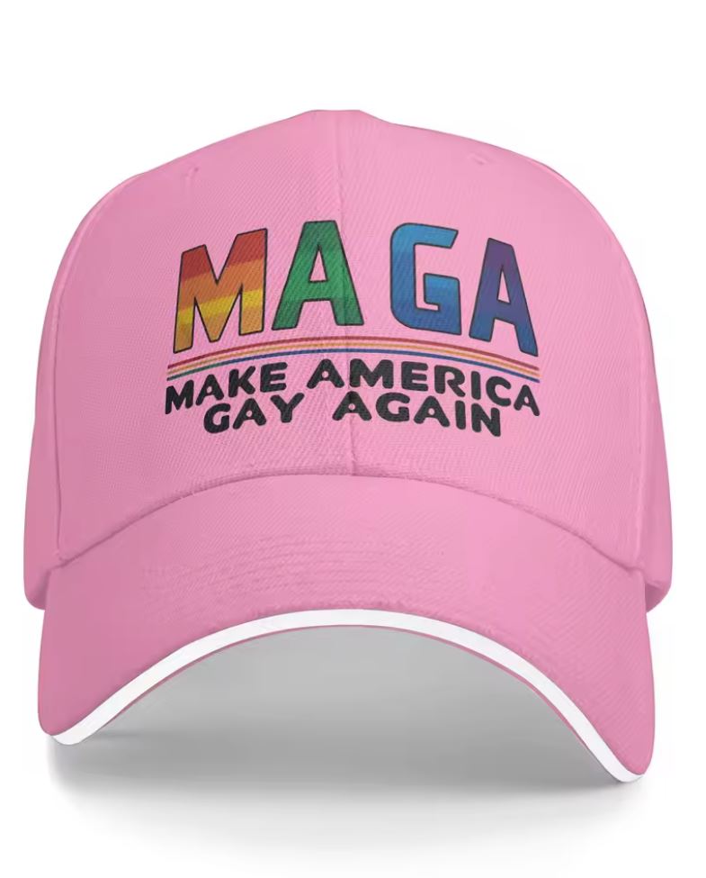 Funny Pride Hat Rainbow Embroidered Cap Adjustable LGBT Humor Gift