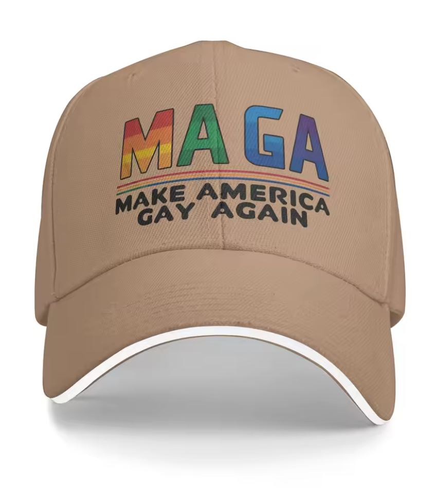 Funny Pride Hat Rainbow Embroidered Cap Adjustable LGBT Humor Gift