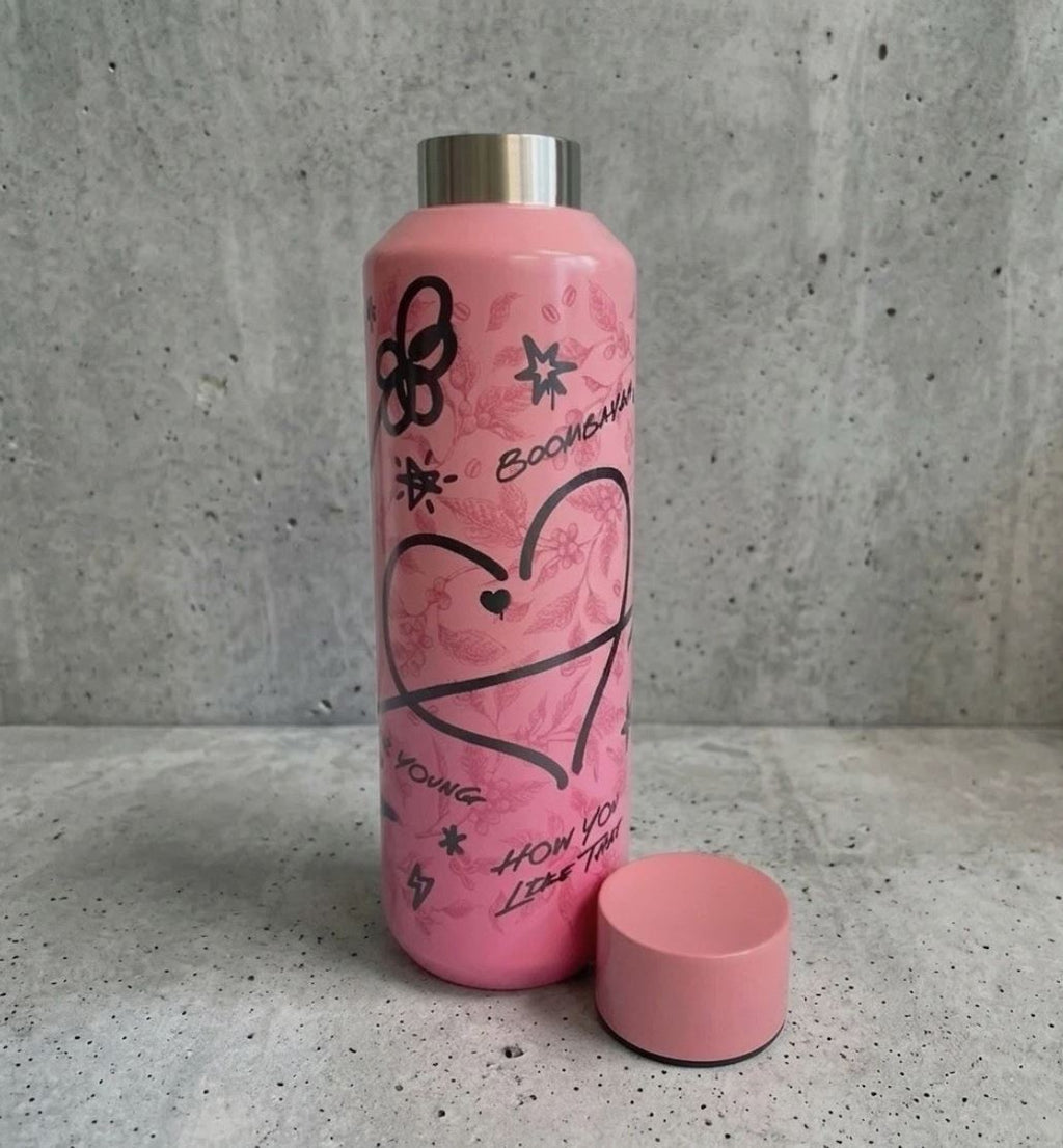 Starbucks 2023 Limited Edition 591ml Water Bottle Kpop Black Pink Style