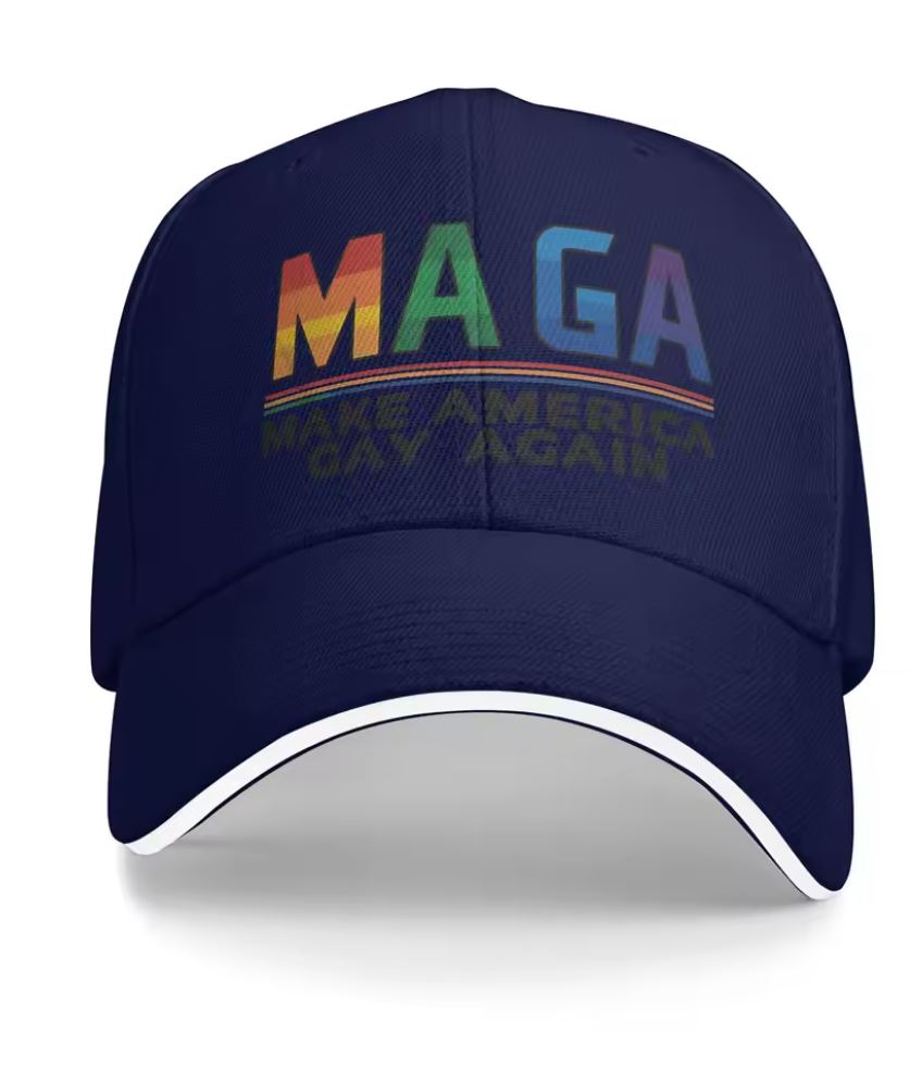 Funny Pride Hat Rainbow Embroidered Cap Adjustable LGBT Humor Gift