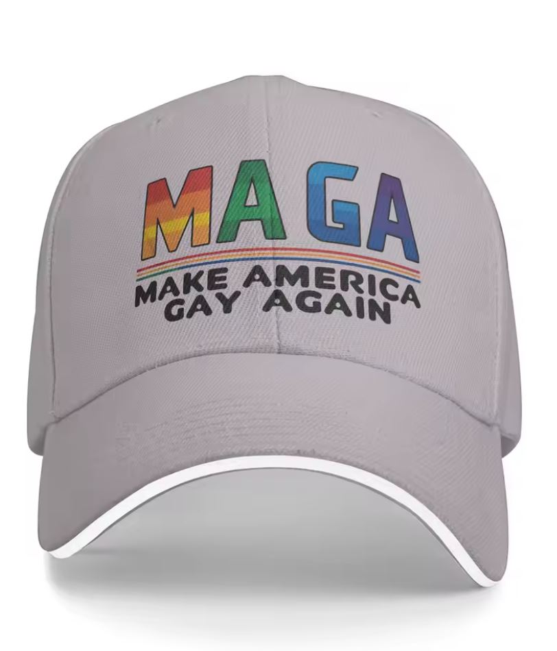 Funny Pride Hat Rainbow Embroidered Cap Adjustable LGBT Humor Gift